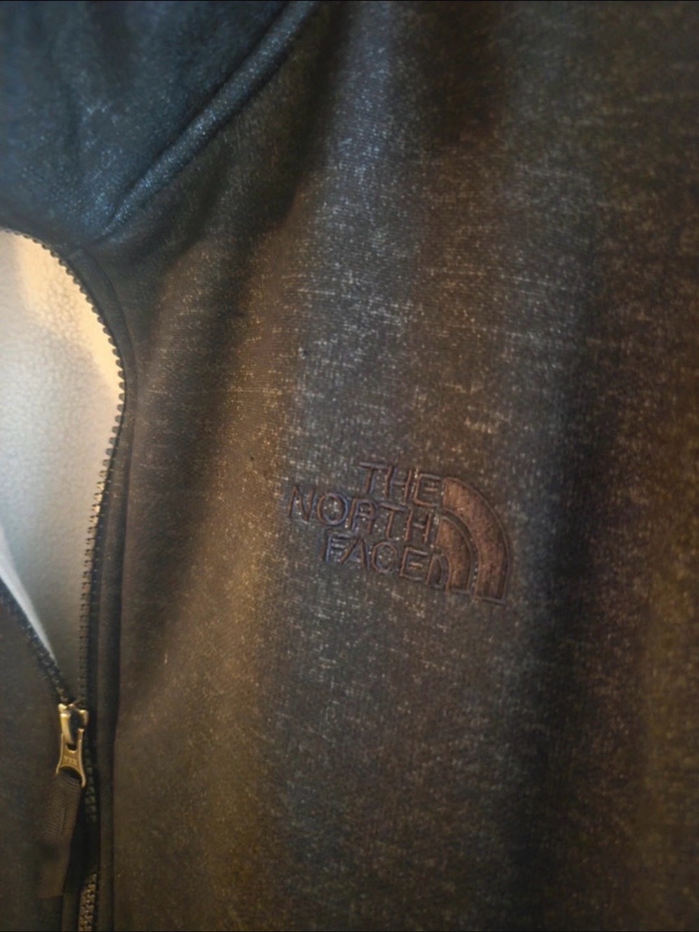 The North Face Women’s Dark Charcoal Half-Zip Sherpa Pullover - Picture 4 of 4